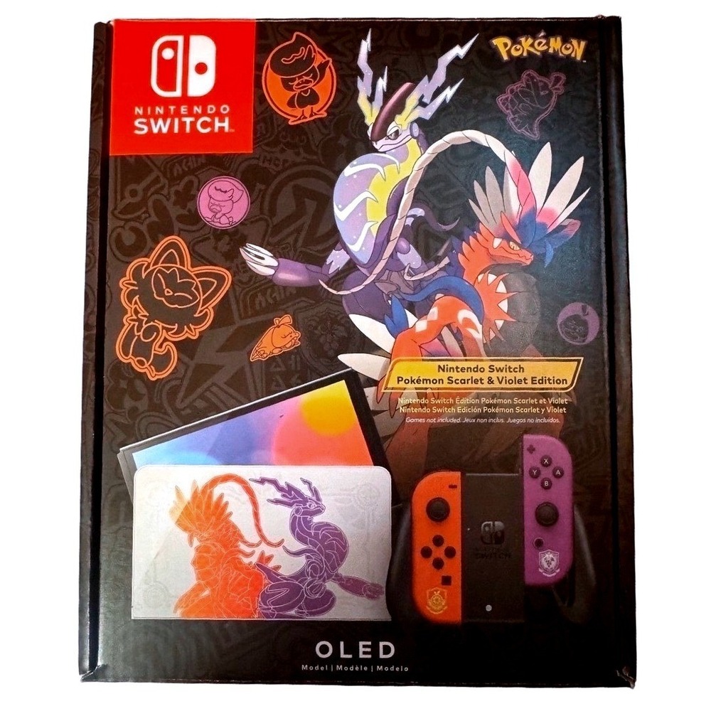 Nintendo Switch OLED Model Pokemon Scarlet & Violet Edition Console HEG-S-KAAAA